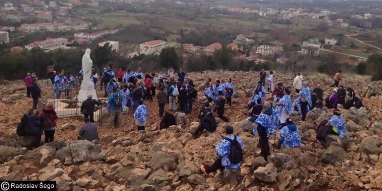 Pellegrini da Tahiti a Medjugorje