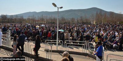 Numerosi pellegrini stanno trascorrendo la Settimana Santa a Medjugorje