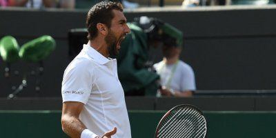 Marin Čilić u finalu Wimbledona