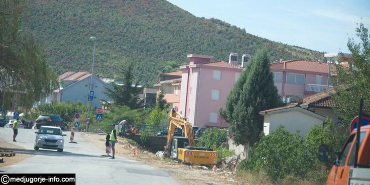 Počeli radovi na izgradnji kružnog toka kod pošte u Međugorju