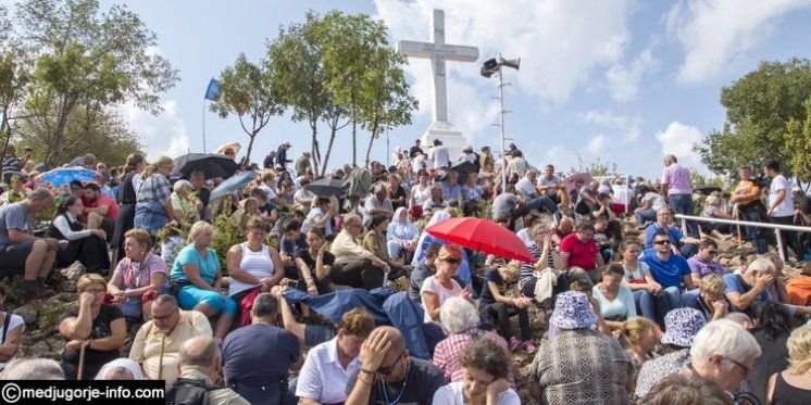 U Međugorju proslavljen blagdan Uzvišenja Križa Kristova: Misa na Križevcu - korak prema Nebu