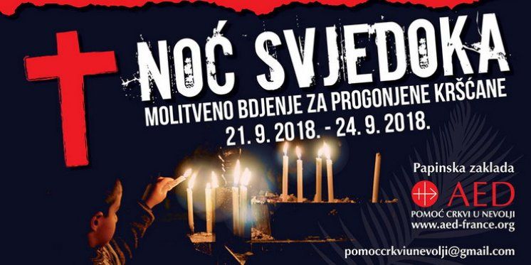 Međugorje: „Noć svjedoka“ – molitva i podsjećanje na progonjene kršćane