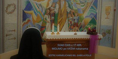 Čak dvije tisuće molitvenih nakana stiglo karmelićankama BSI, najviše se moli za obitelj