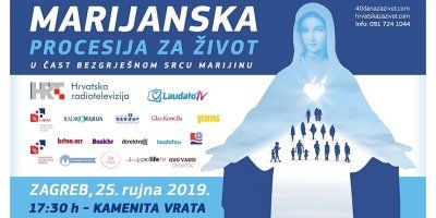 ZAPOČINJE JESENSKA KAMPANJA 40 DANA ZA ŽIVOT Dođite na 'Marijansku procesiju za život'