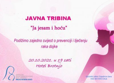 Najava tribine „Ja jesam i hoću“ u Čitluku