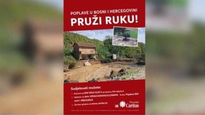 Hrvatska biskupska konferencija upućuje pomoć od 100 tisuća eura za stradale u poplavi u Bosni i Hercegovini