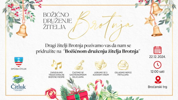 Božićno druženje žitelja Brotnja