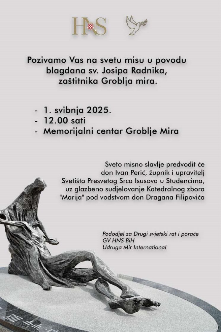 BLAGDAN SV. JOSIPA RADNIKA NA GROBLJU MIRA NA BILIMA