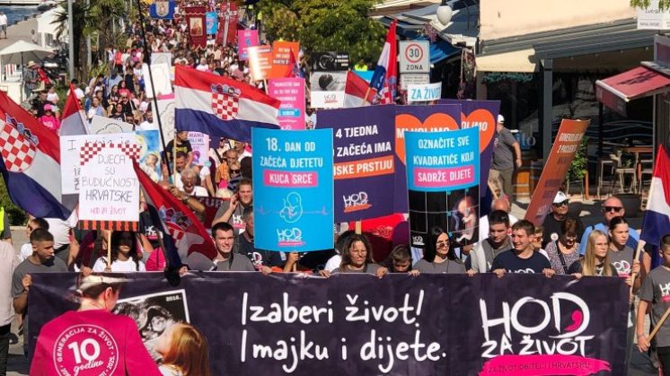 Hod za život po prvi put održan u Šibeniku