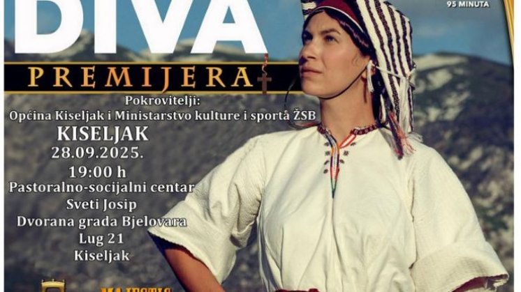 Premijera filma „Diva“ u Lugu pokraj Kiseljaka