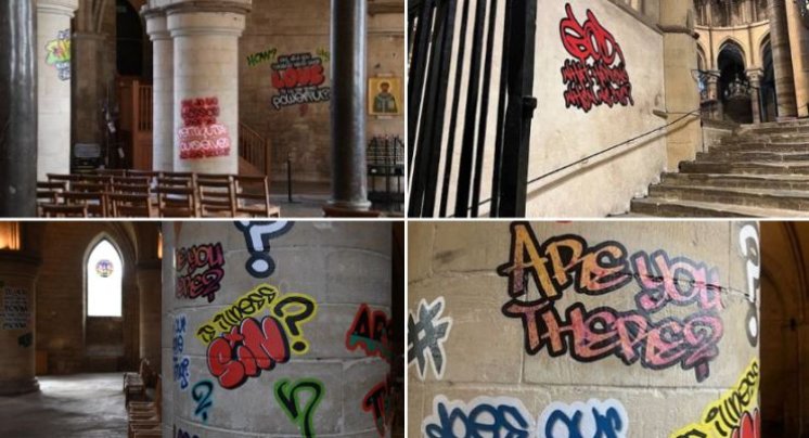 Vandalizam pod krinkom umjetnosti: oskvrnjena katedrala u Canterburyju izazvala val zgražanja