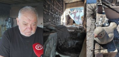 PRIZOR IZ ZGARIŠTA KOD OMIŠA KOJI JE DIRNUO MNOŠTVO: Vatra je progutala dom, anđeli i golubica ostali su sačuvani