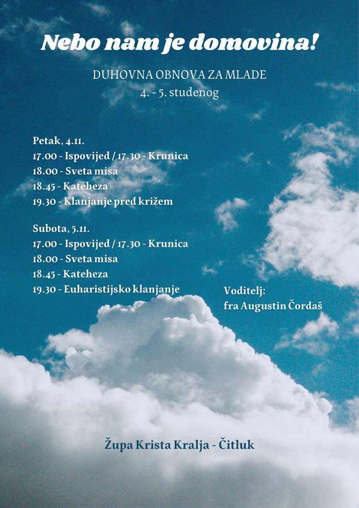 duhovna obnova za mlade